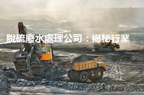 脫硫廢水處理公司：揭秘行業(yè)內(nèi)幕與以后趨勢？